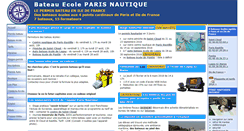 Desktop Screenshot of paris-nautique.com
